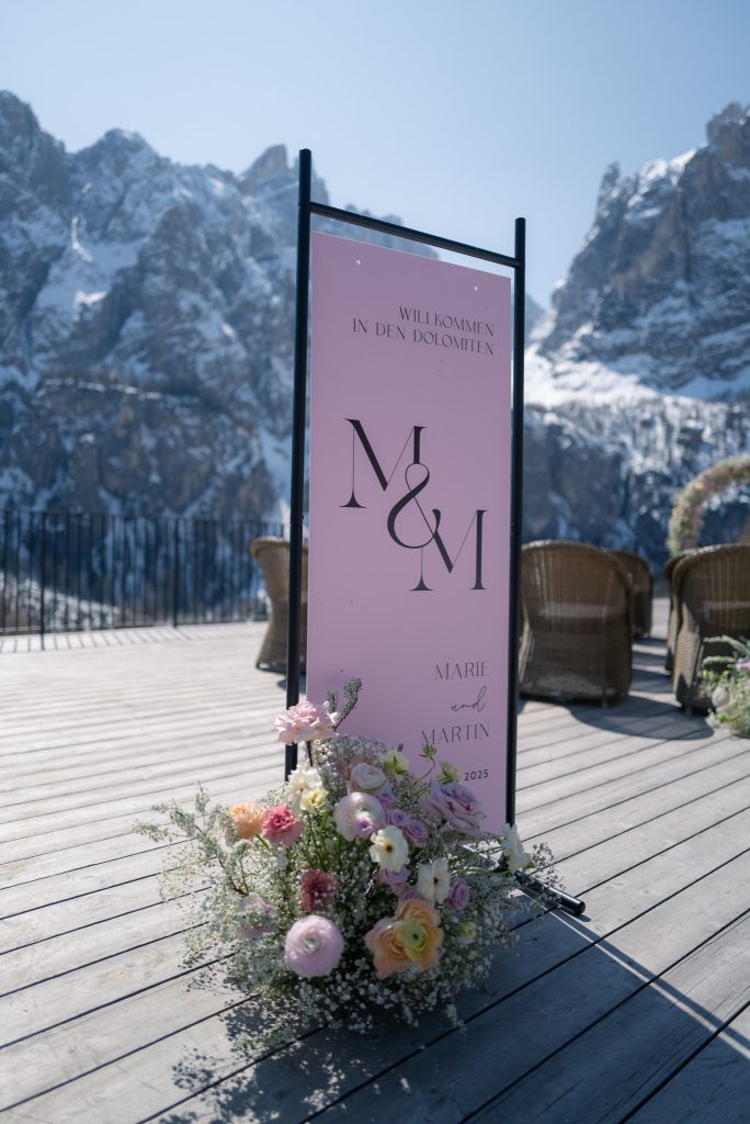 Hochzeitsfoto Dolomiten, Marie & Martin, Hochzeitsfotograf Patrick Barl