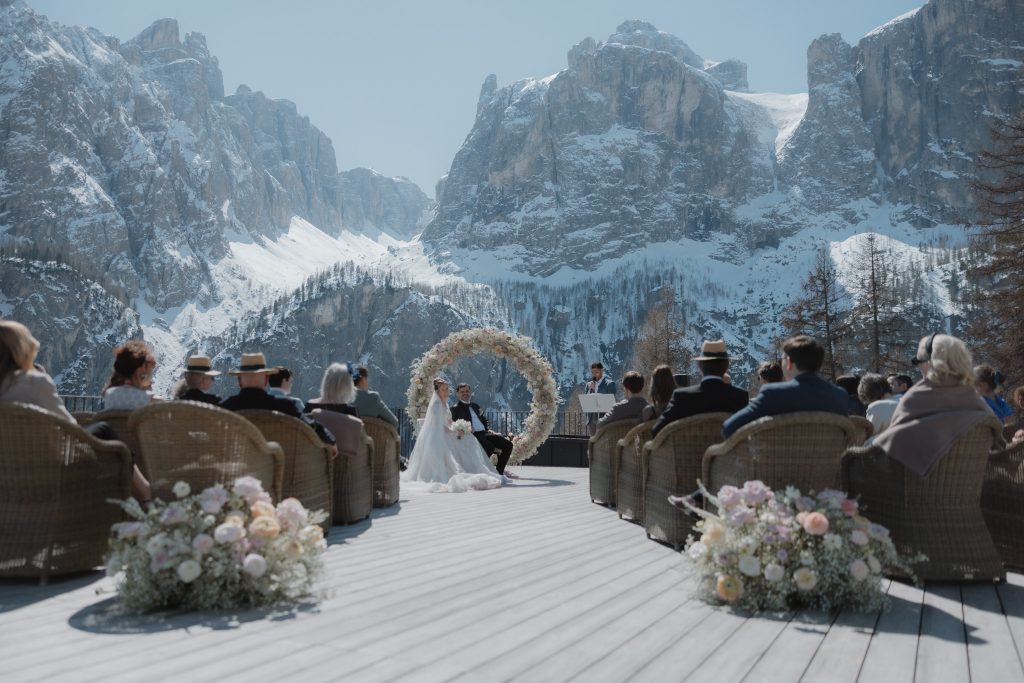 Hochzeit in den Dolomiten: Marie & Martin im Kolfuschgerhof, Alta Badia