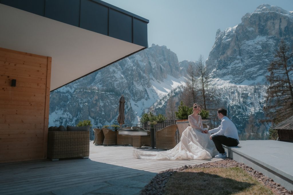 Hochzeitsfoto Dolomiten, Marie & Martin, Hochzeitsfotograf Patrick Barl